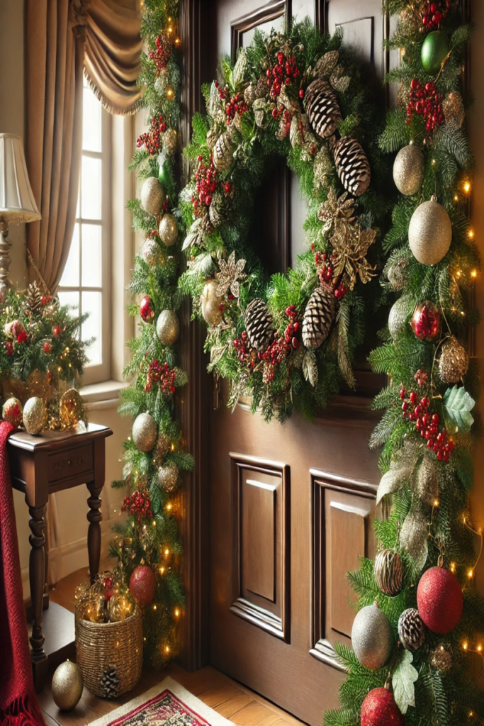 Festive Wreaths and Garlands