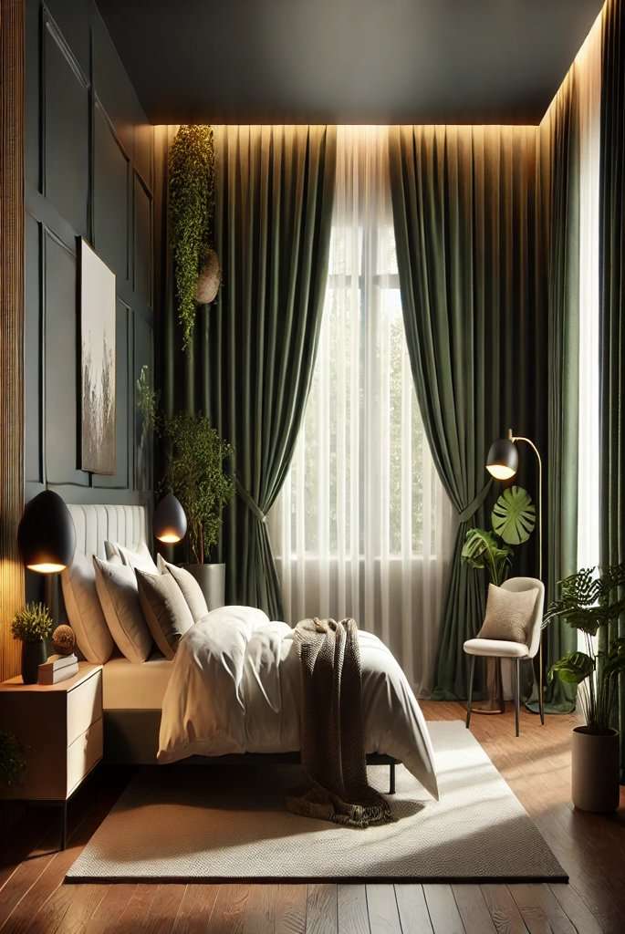 Dark green bedroom decor ideas pinterest