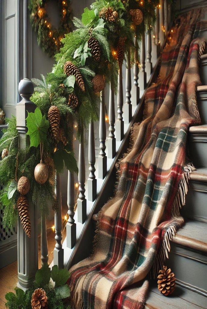 Outdoor christmas decorating ideas for stairs