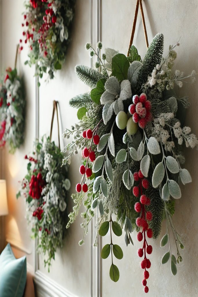 Floral Holiday Wall Hangers