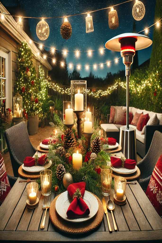 Cozy Outdoor Dining Setup