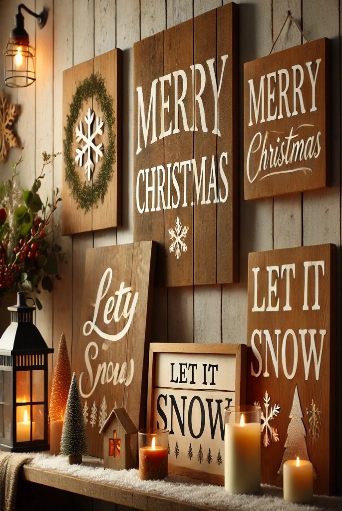 christmas wall decor living room