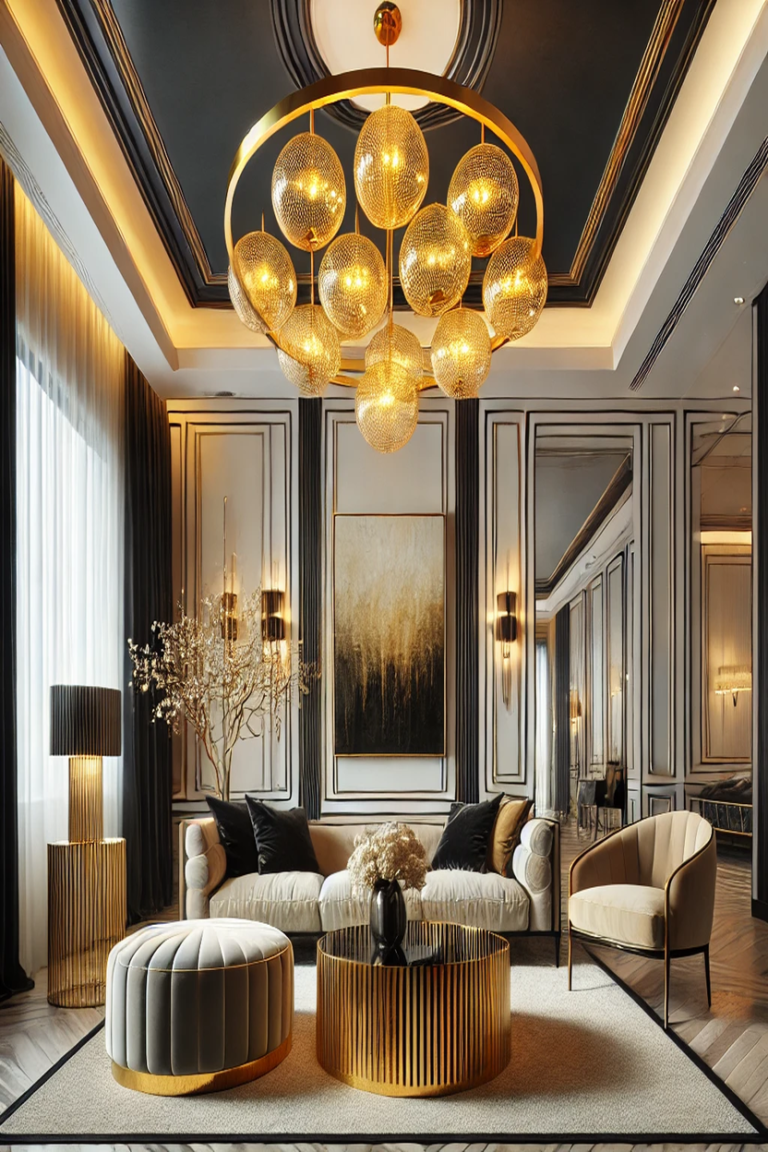 17 Awesome Black and Gold Living Room Ideas for Your Home