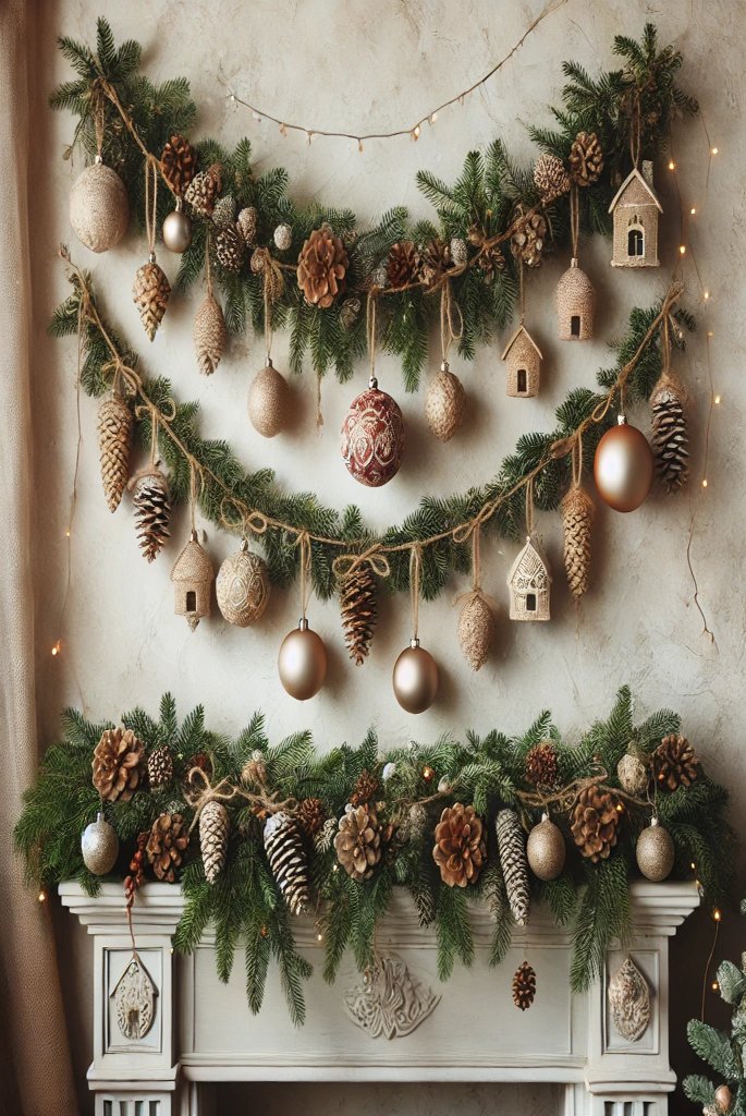 Christmas wall decor DIY