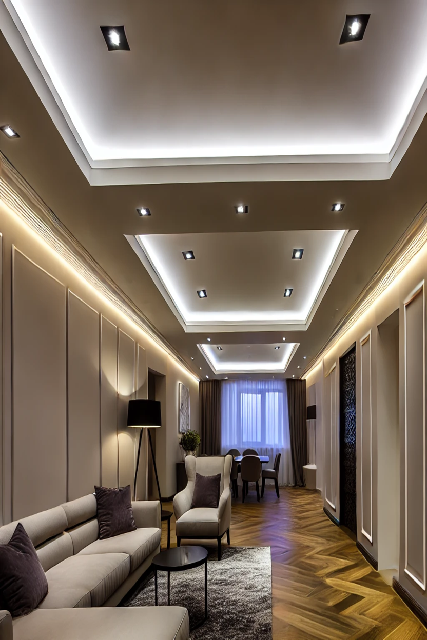 LED Strip Lighting Ideas For Living Room 