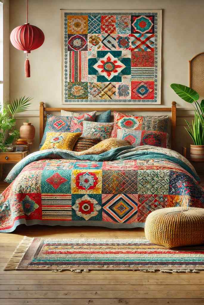 Boho Quilts with Patchwork Patterns