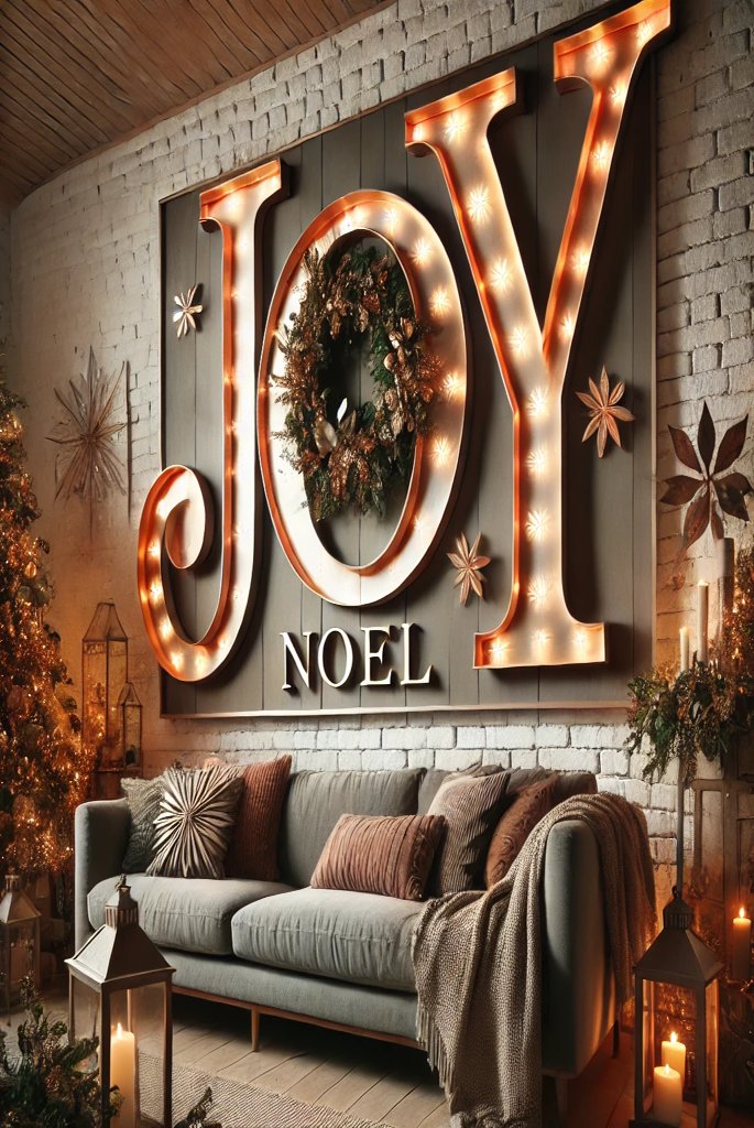 Oversized Christmas Wall Art