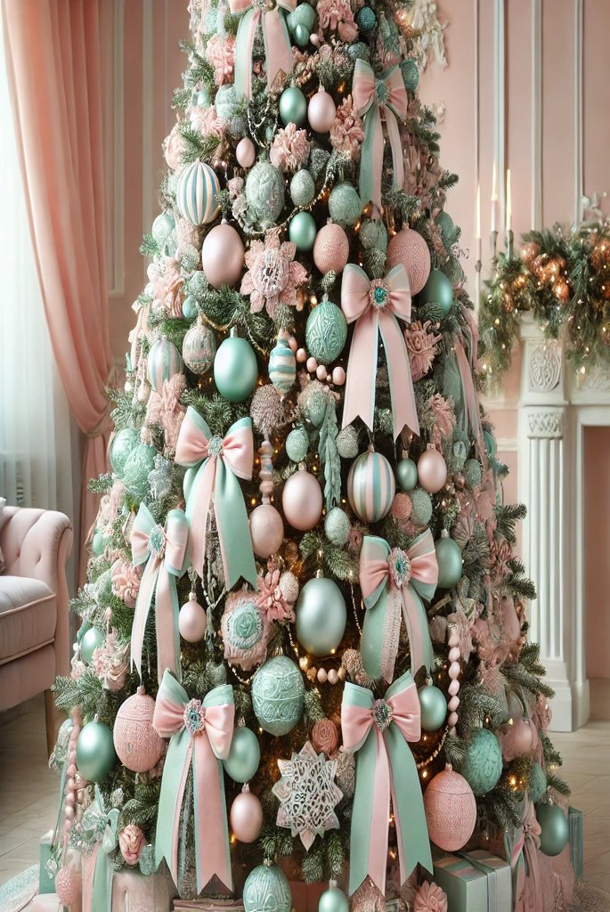 Pink Christmas Tree decor