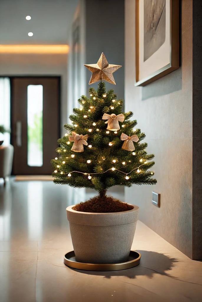 Christmas Entryway Trees