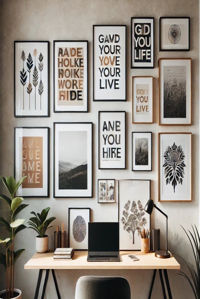 home office background decor ideas