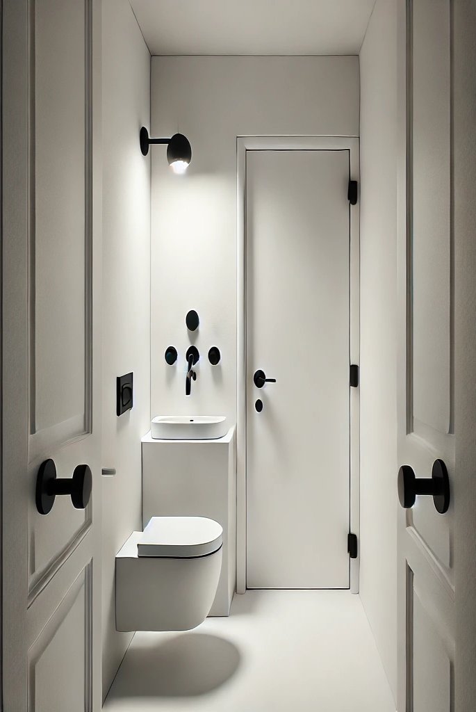 Black and white small bathroom ideas