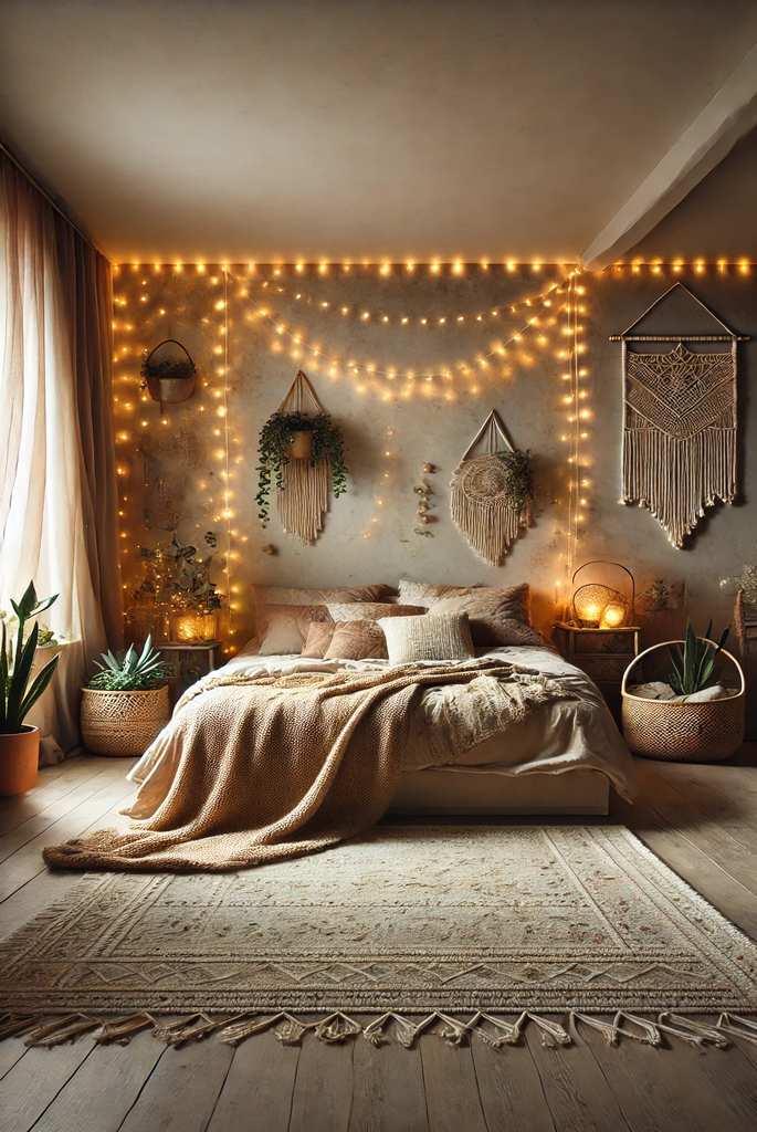 Boho farmhouse bedroom ideas