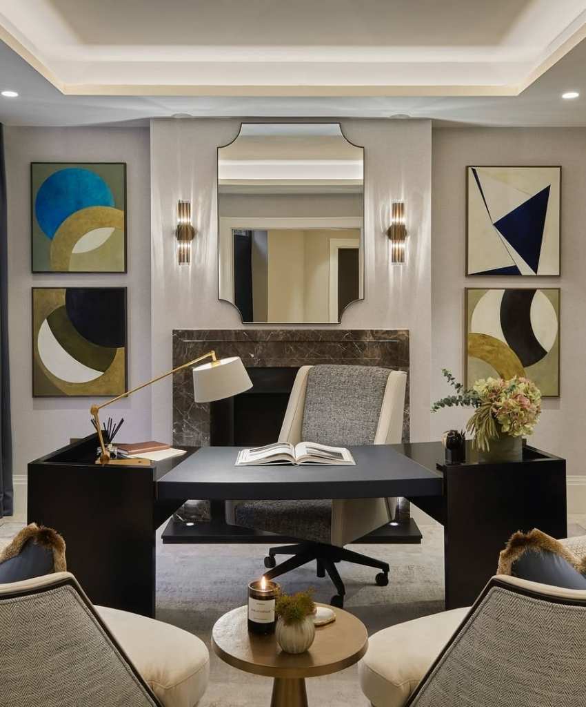 Chic and Sophisticated Home Office