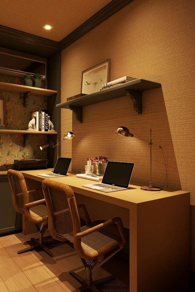 Cozy Collaborative Home Office