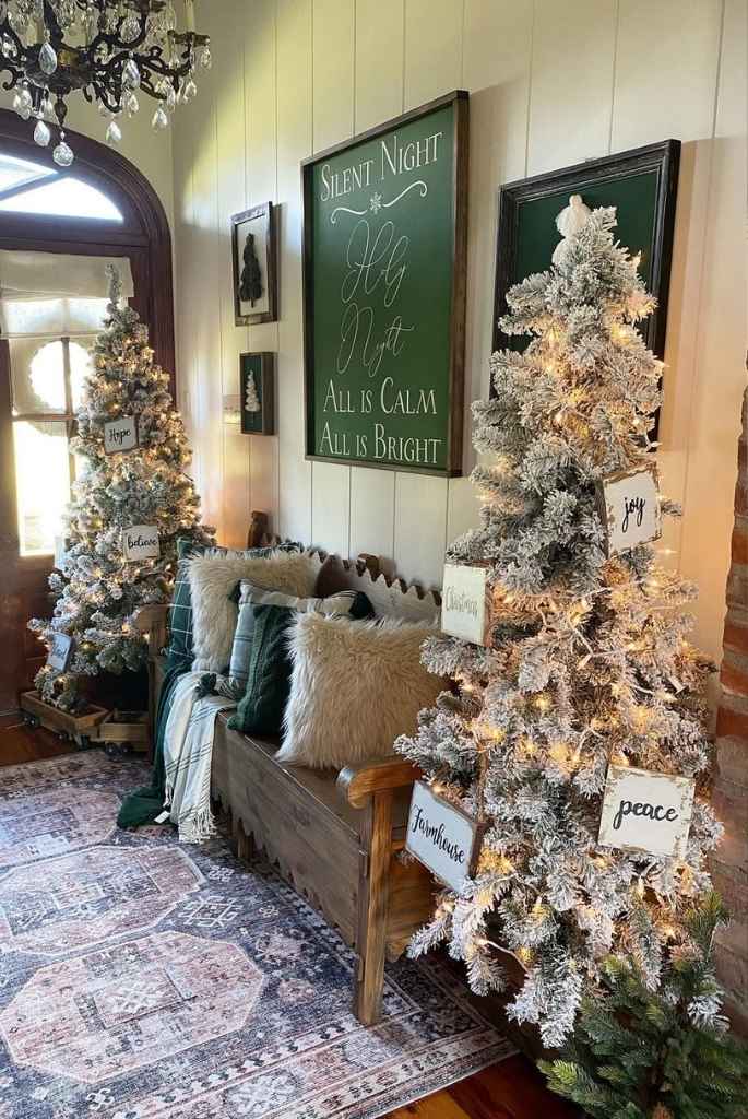 Cozy Farmhouse Tree Corner