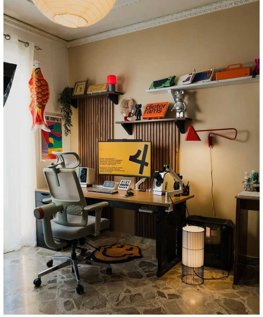 Creative and Playful Home Office Design