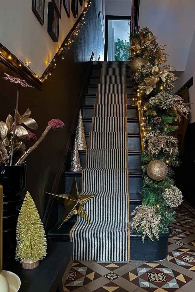 Glam Gold Staircase