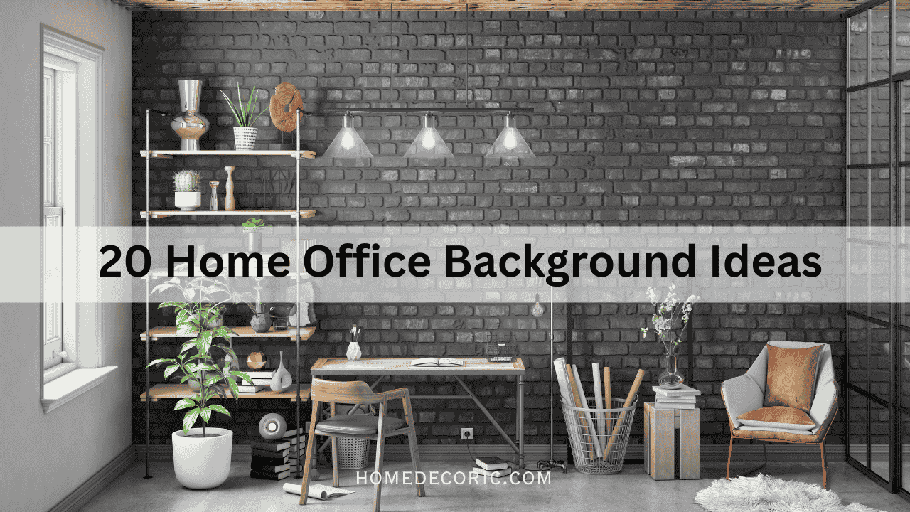 Home Office Background Ideas