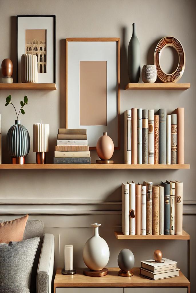 How to Decorate Shelves in Your Living Room