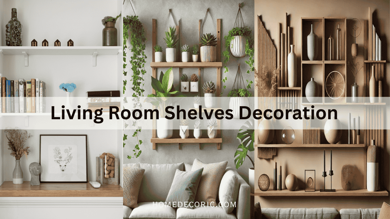 How to Decorate Shelves in Living Room