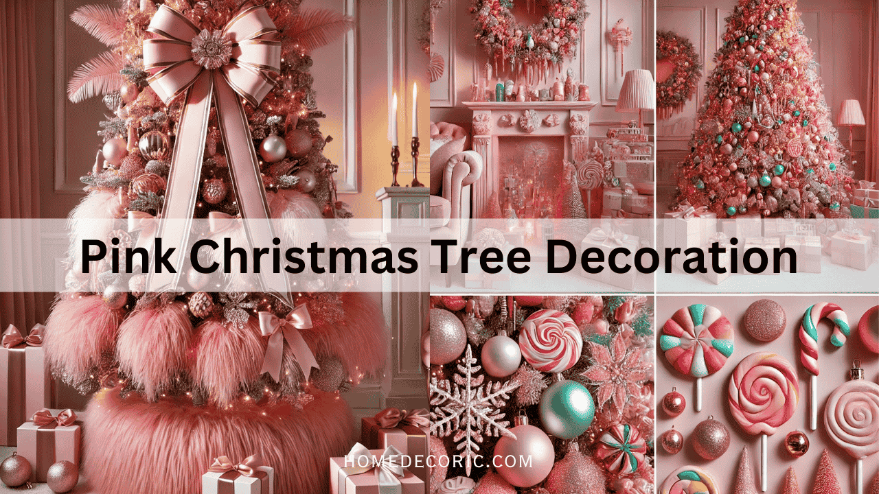 How to Decorate a Pink Christmas Tree