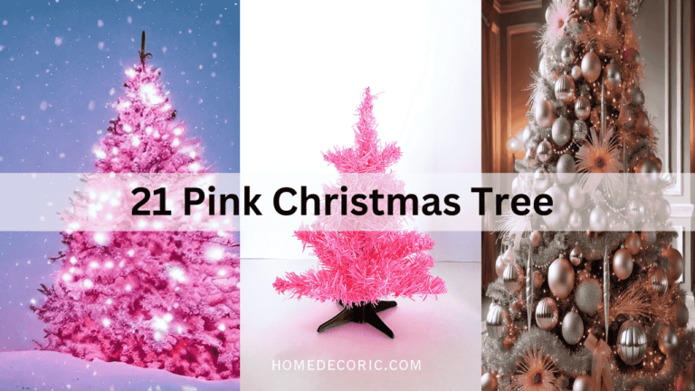 Pink Christmas Tree Decorations