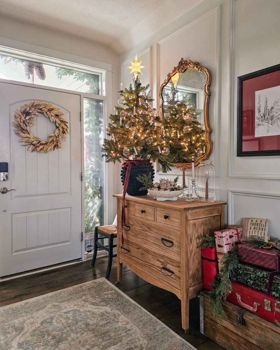 Vintage Dresser Tree Display