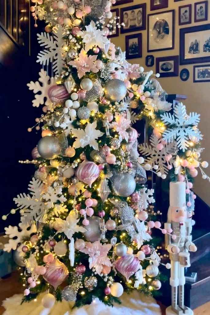 Winter Wonderland Pink Christmas Tree