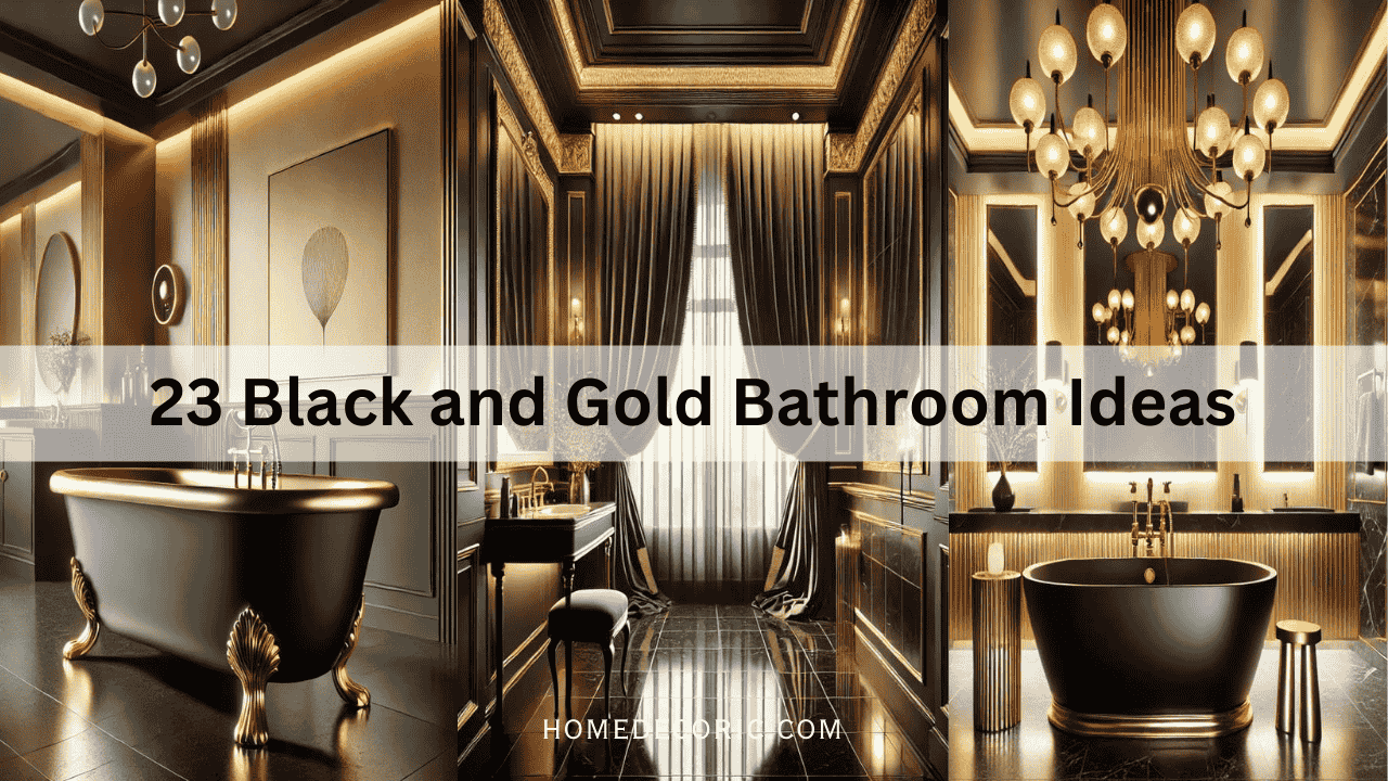 black and gold bathroom ideas