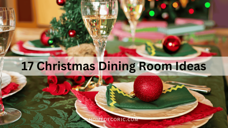 dining room christmas decorations