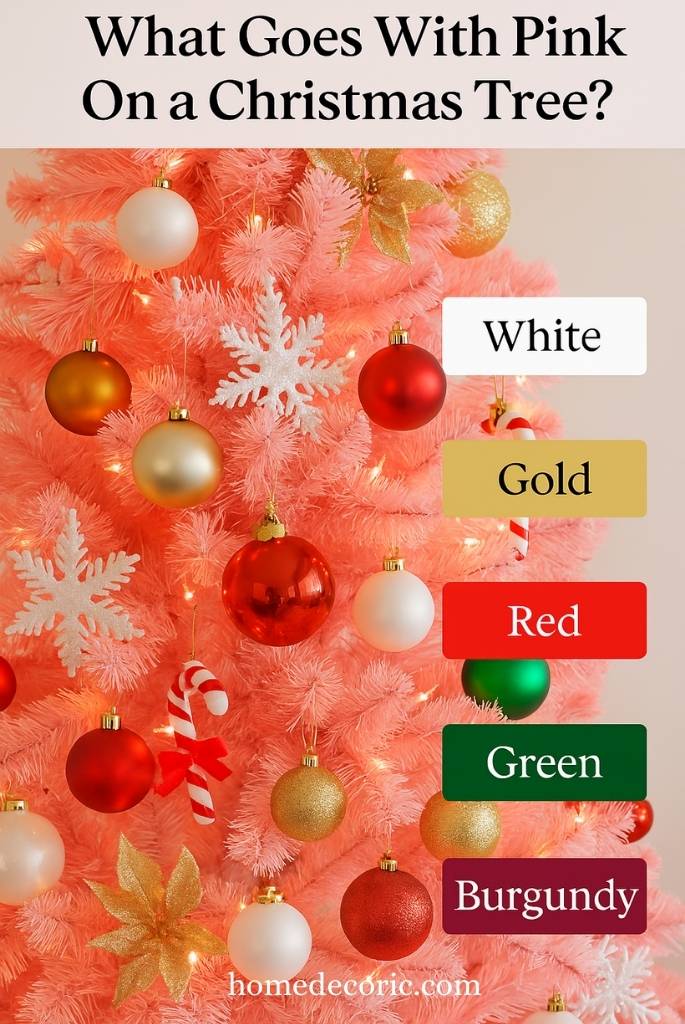 pink christmas colors