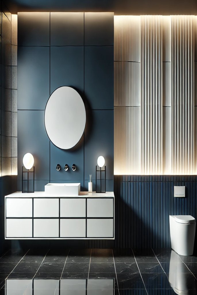 blue bathroom decorating ideas