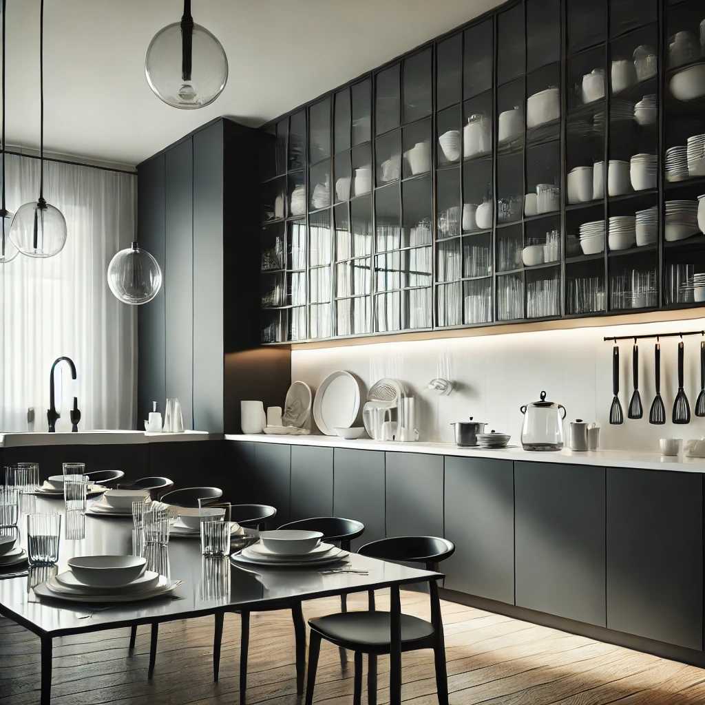 black and white kitchen decorating ideas