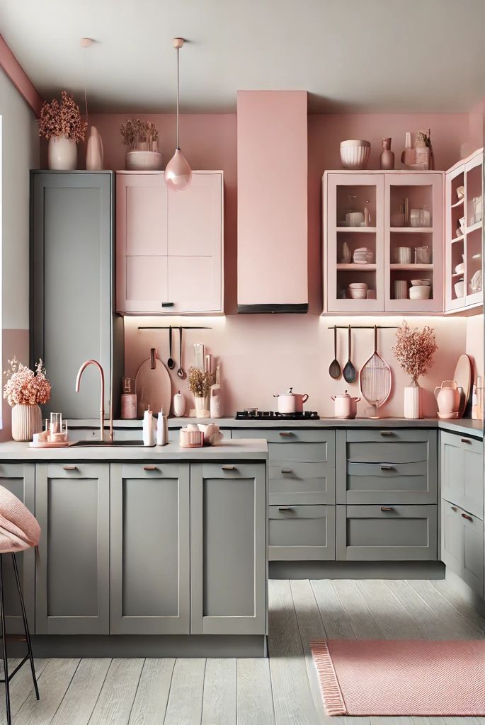 Pink and Grey Color Scheme