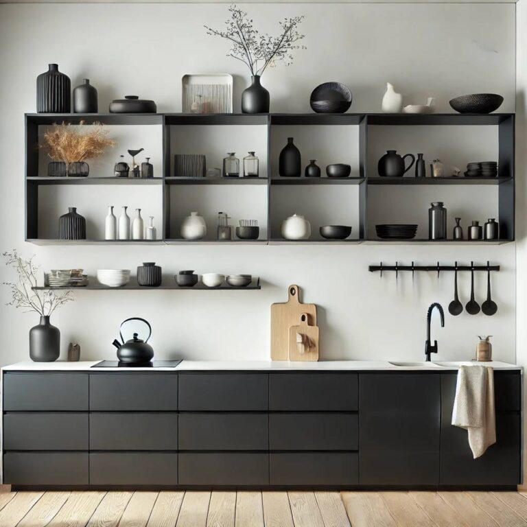 29 Stunning Black White Kitchen Decor Ideas