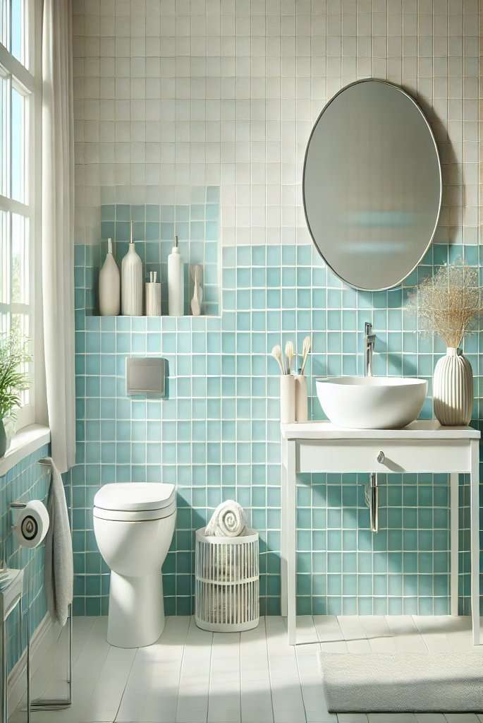 blue bathroom decorating ideas