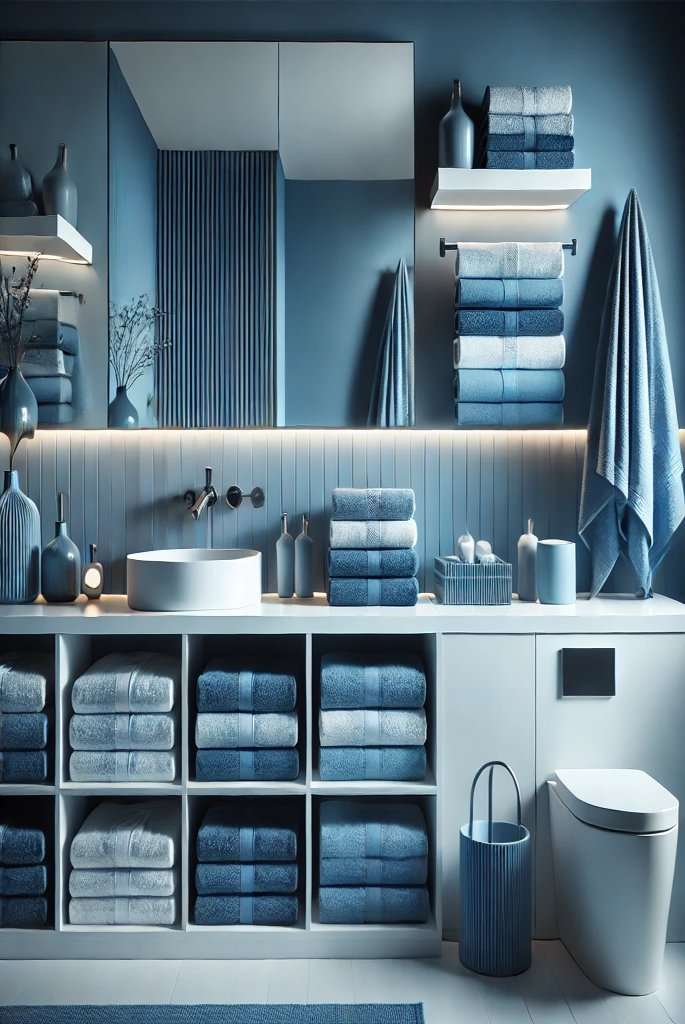 Blue Towels and Linens