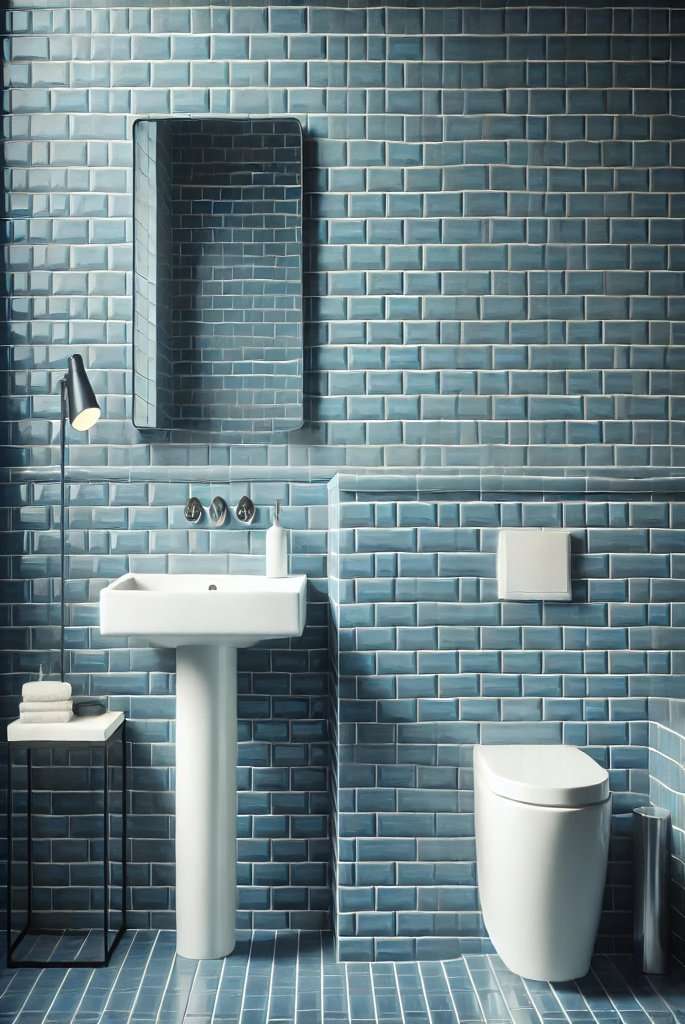 Blue Subway Tiles