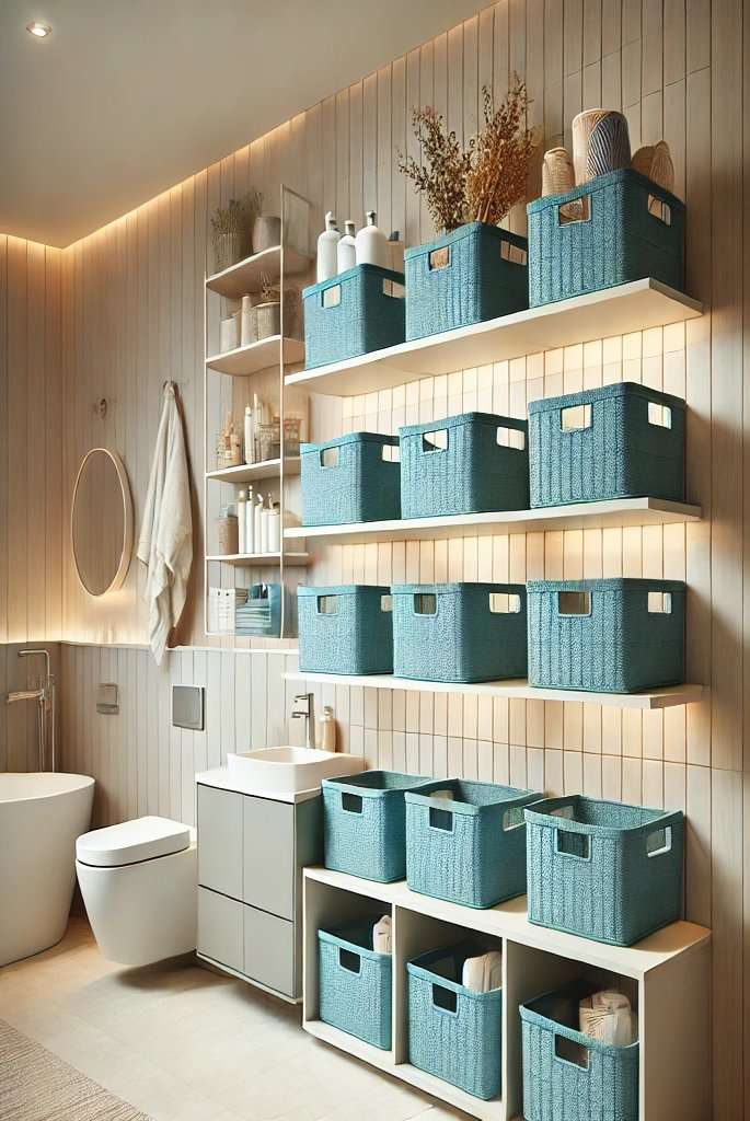 blue bathroom decorating ideas