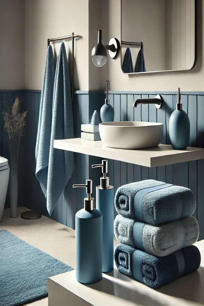 Blue Bathroom Accessories