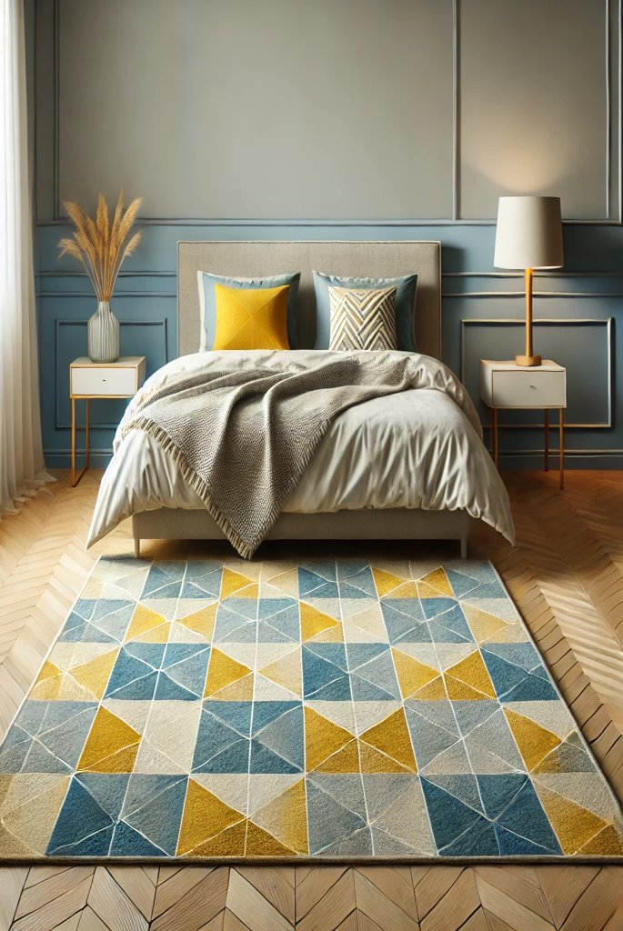 yellow and blue bedroom decorating ideas