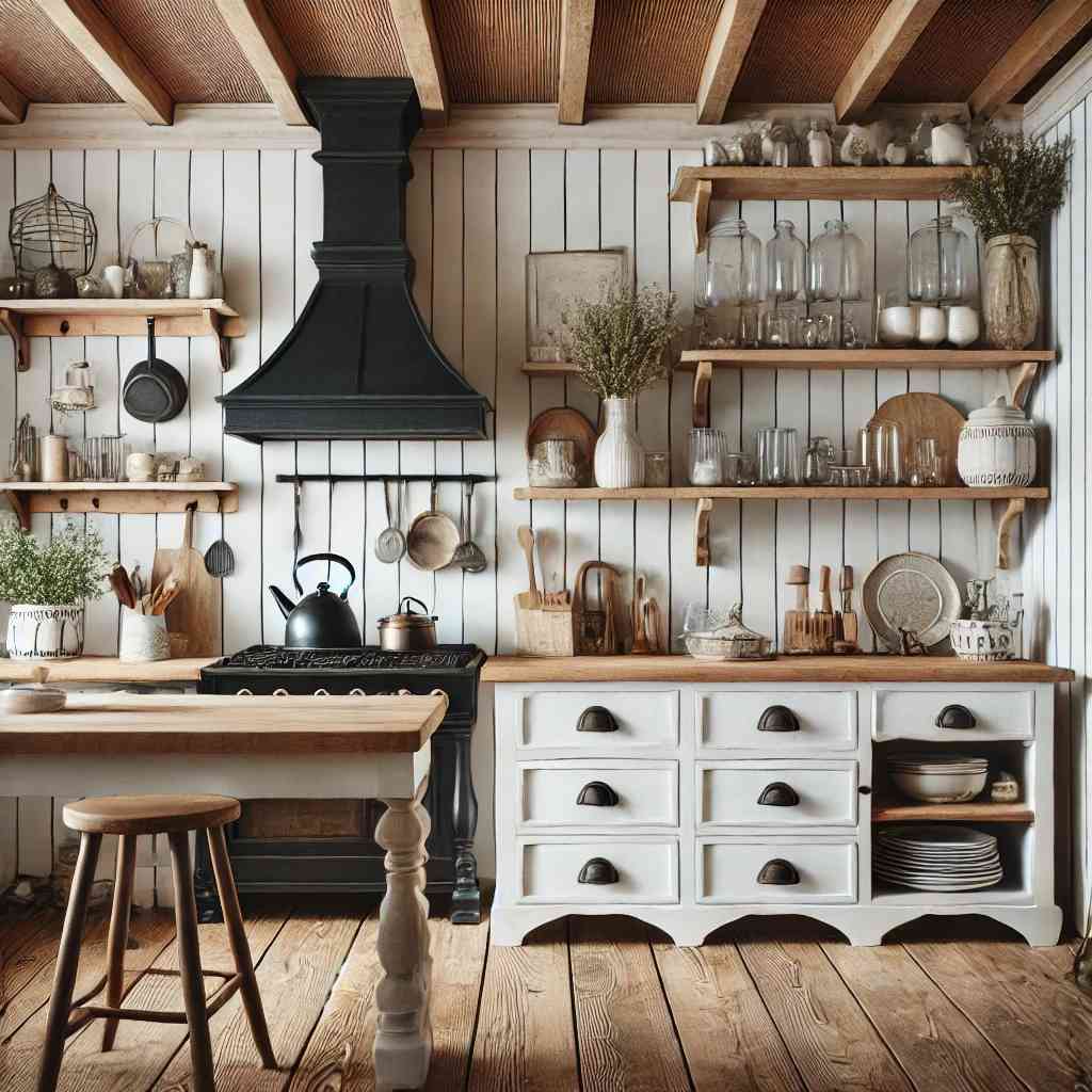 cozy farmhouse kitchen