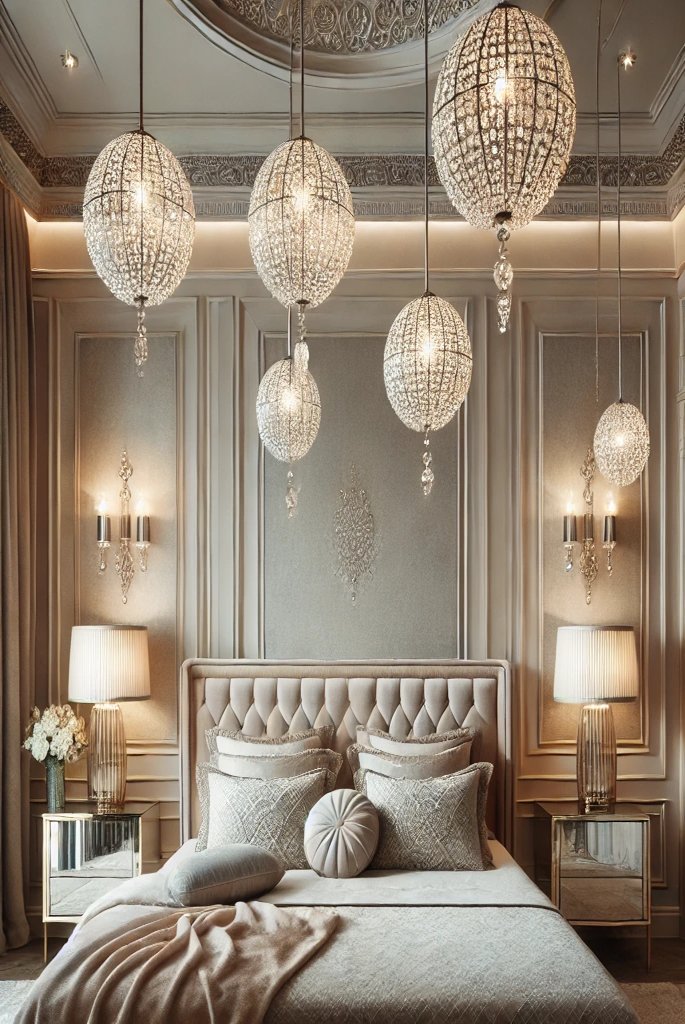 bedroom hanging pendant lights