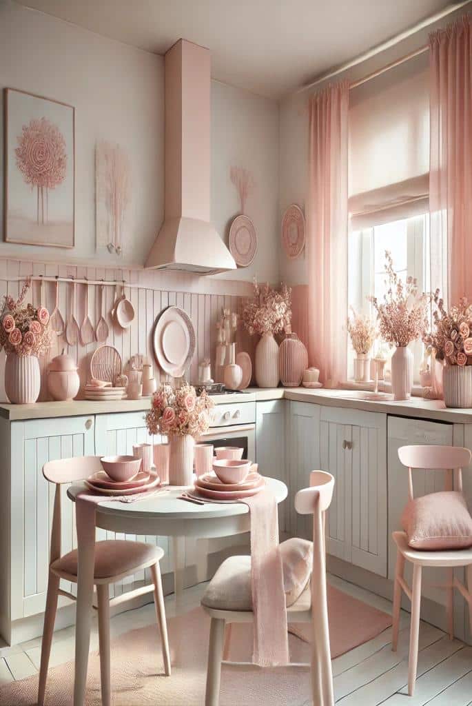 Light Pink Kitchen Decor Ideas