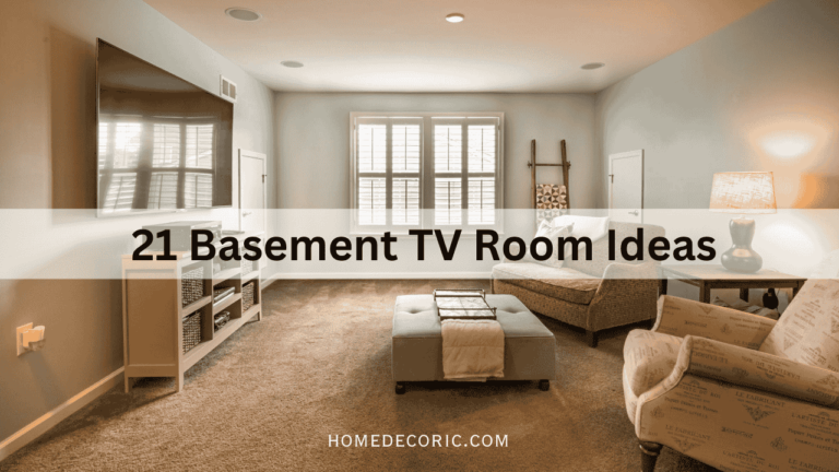 21 Basement TV Room Ideas