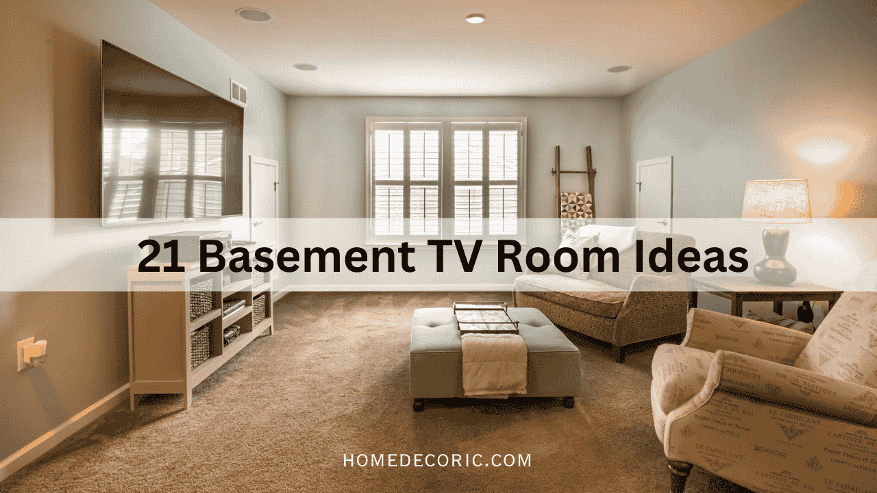 Basement TV Room Ideas