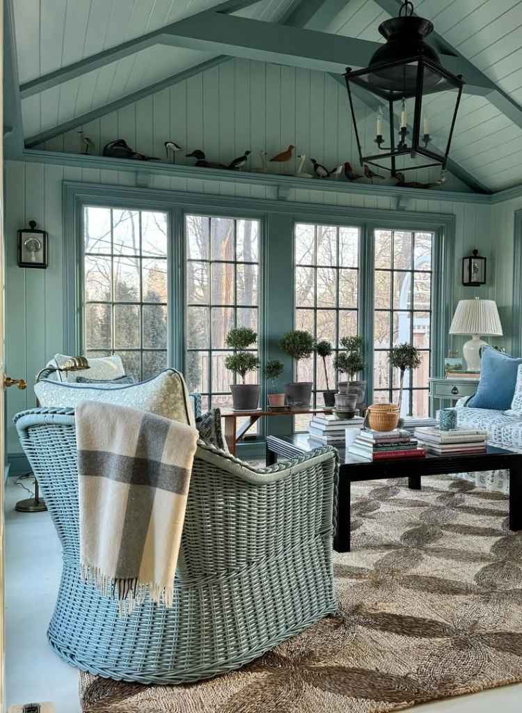 Blue Cottage Sunroom