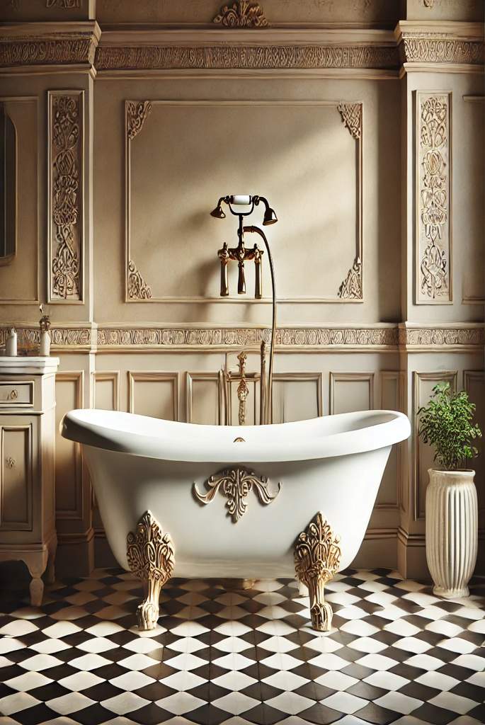 Modern vintage bathroom ideas