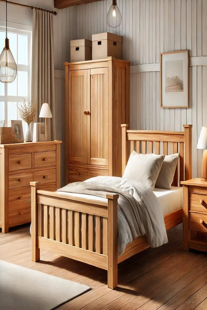 Classic Wooden Full Bedroom Set