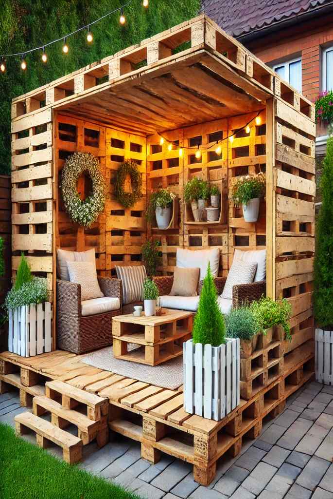 DIY Pallet Walls